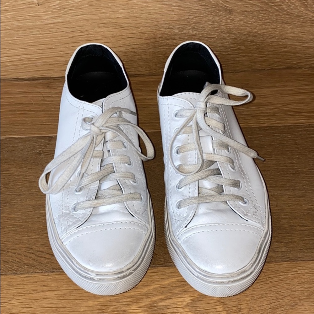 Saint Laurent “used effect” chuck Taylor shoes